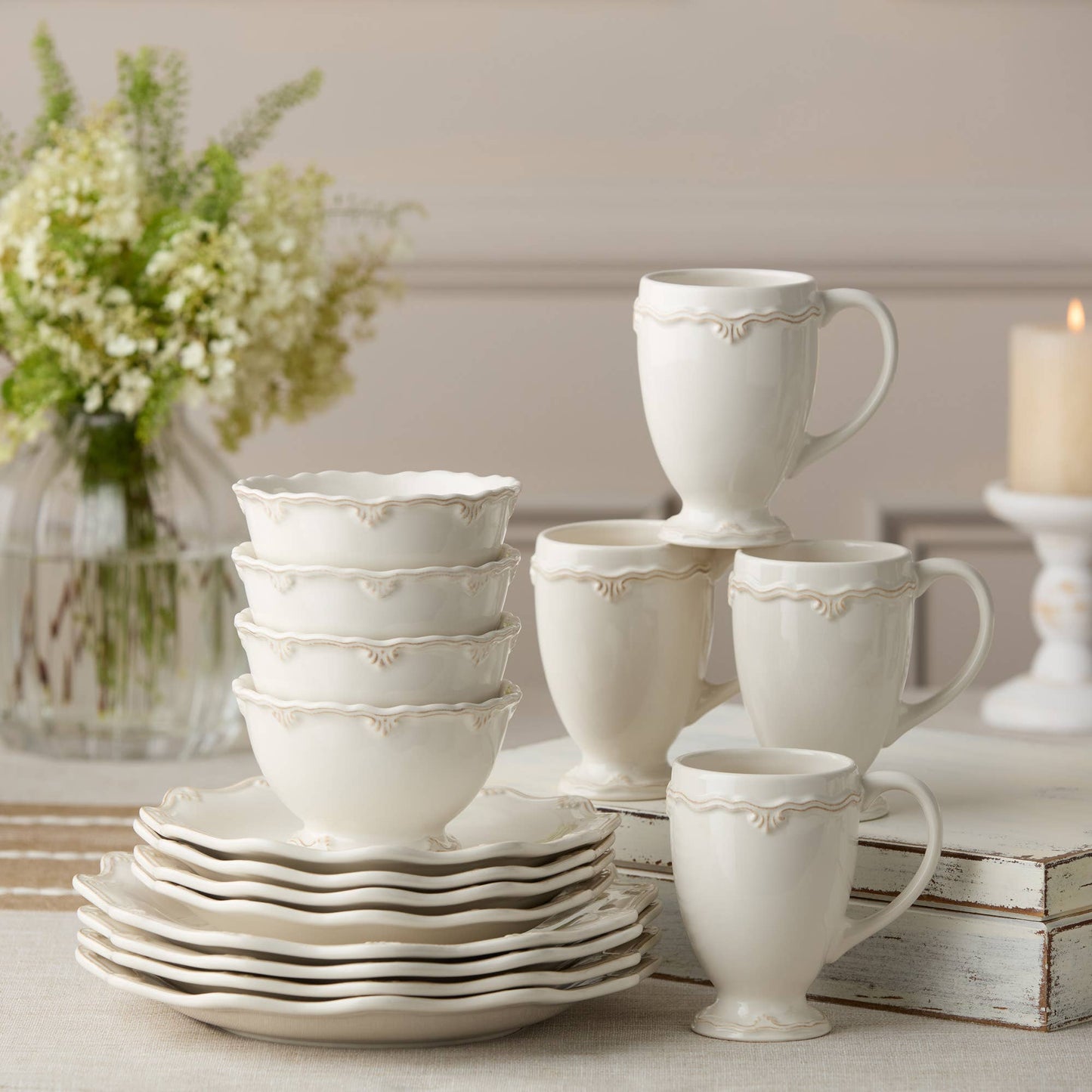 Heritage Scroll Tassen-Set