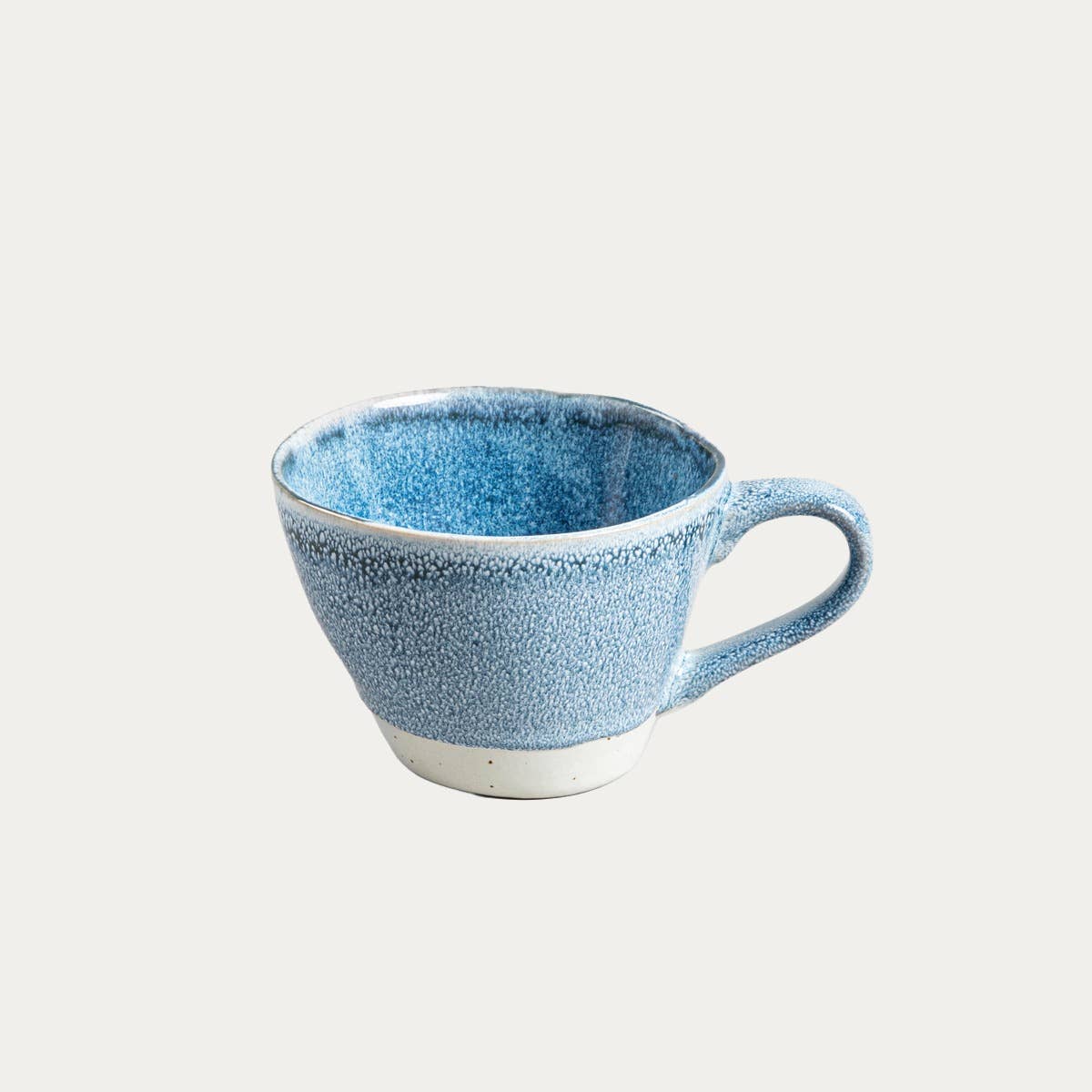 SMINJA Steinzeugbecher – Blau & Beige