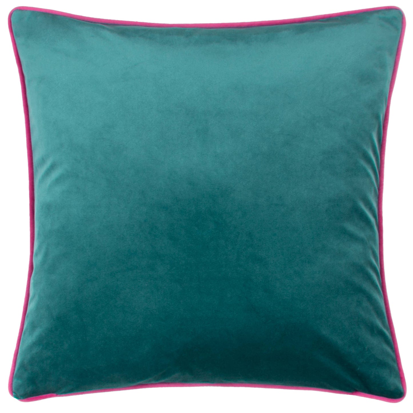 Kissen Smaragd/Rosa 43 x 43 cm