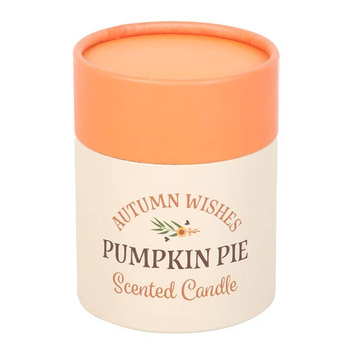 Herbstliche Duftkerze mit Pumpkin Pie Aromatisierung