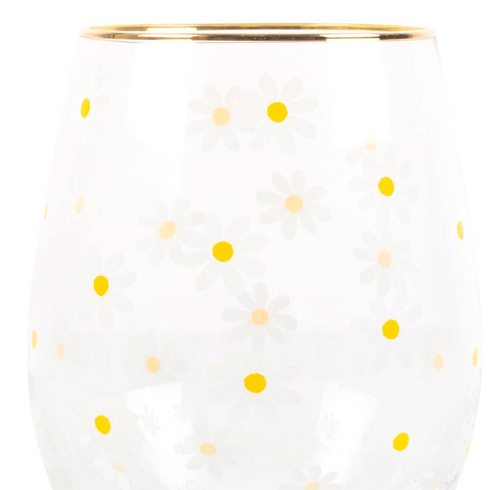 Glas Gänseblümchen