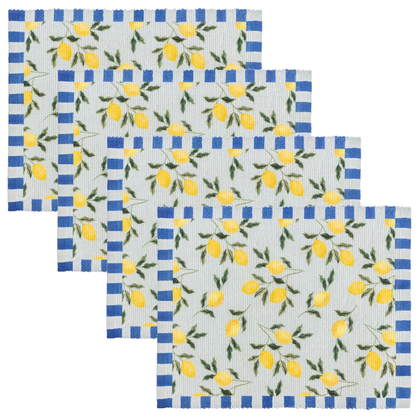 Tischset Lemon Blu, 4 Stück