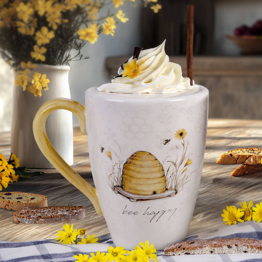 Keramiktasse BEE SWEET, 4er-Set