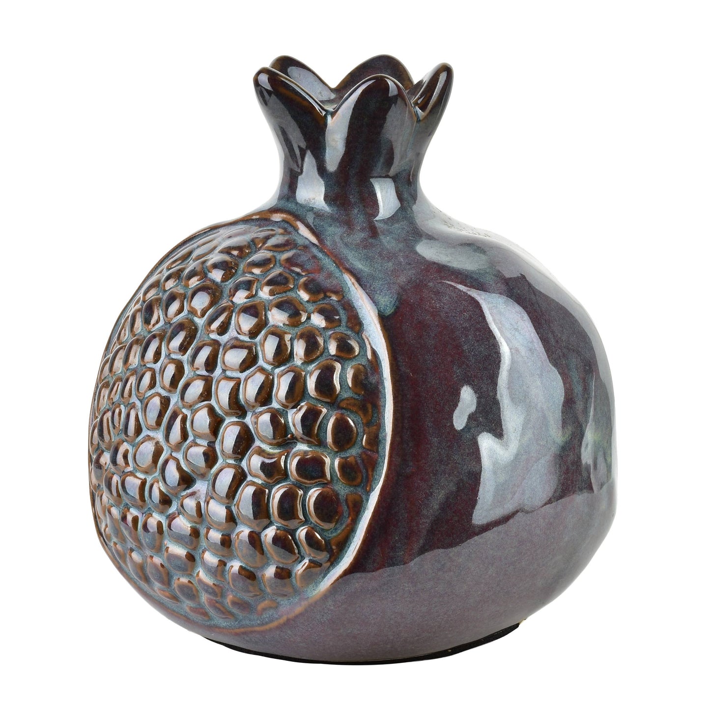 SAGGIO Figur Granat 15x15x15cm rot/blau/lila
