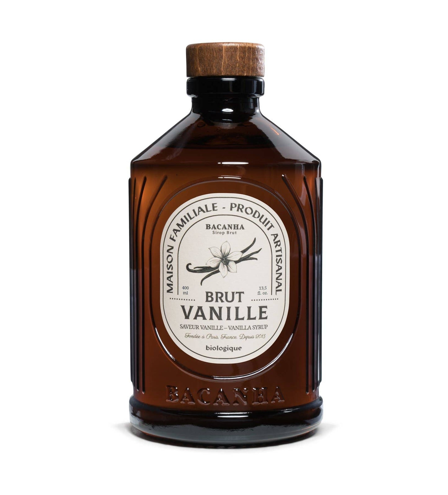 Roher Vanillesirup - Bio - 400 ml