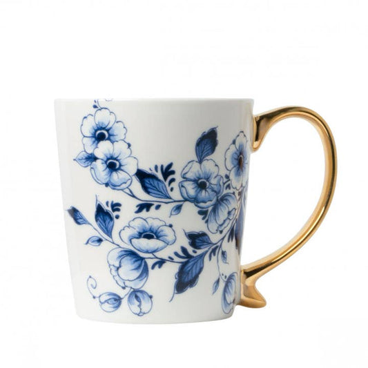 Tasse mit goldener Blume