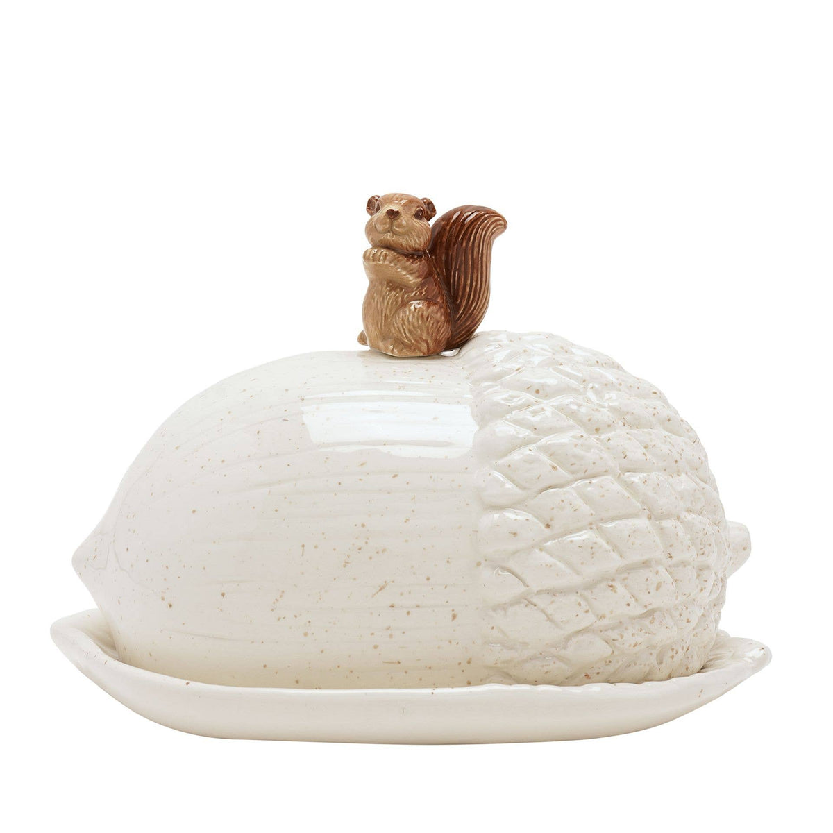 Country Living Butterdose mit Eichhörnchen