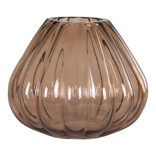 Vase braun