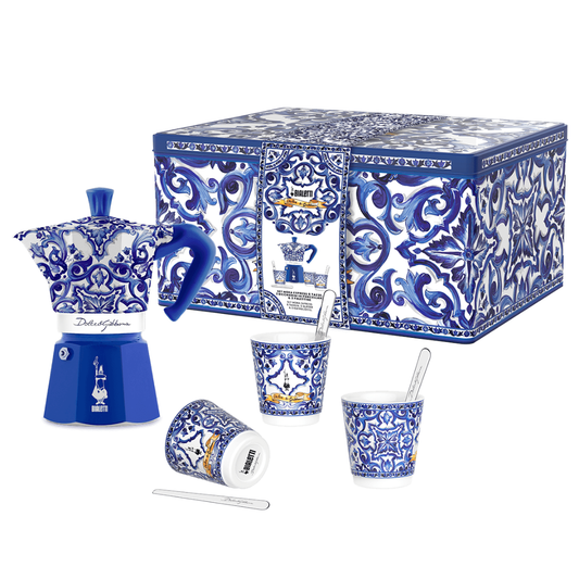 Bialetti X Dolce&Gabbana Blue Mediterranean Geschenkset