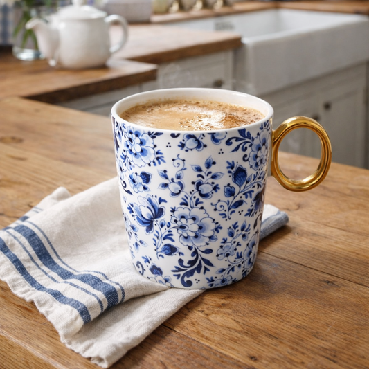 Goldener Blumenbecher