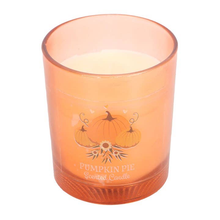 Herbstliche Duftkerze mit Pumpkin Pie Aromatisierung