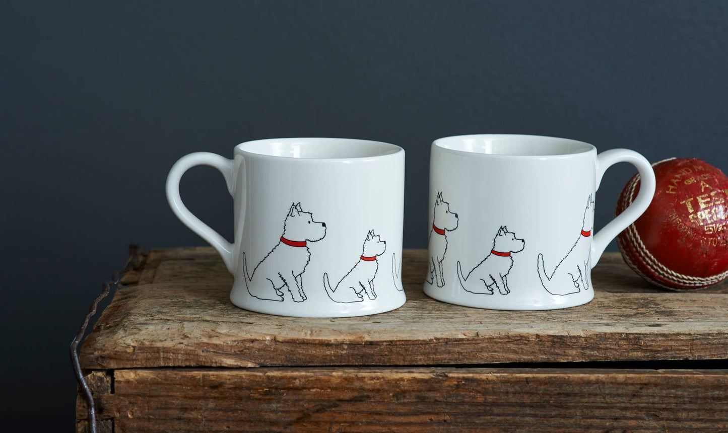 Hundebecher, Motiv Westie