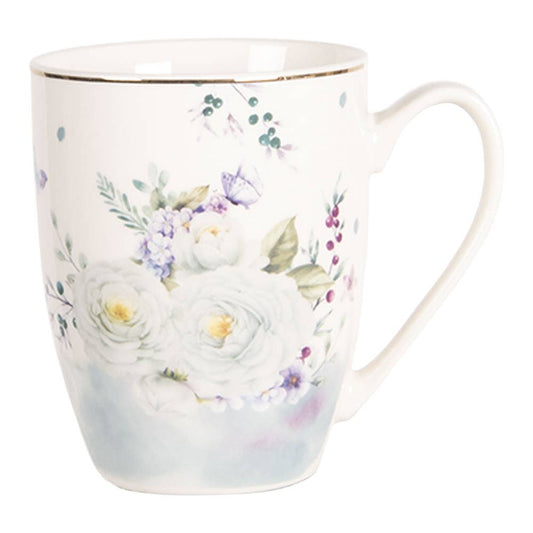 Kaffee/Teebecher mit Blumen