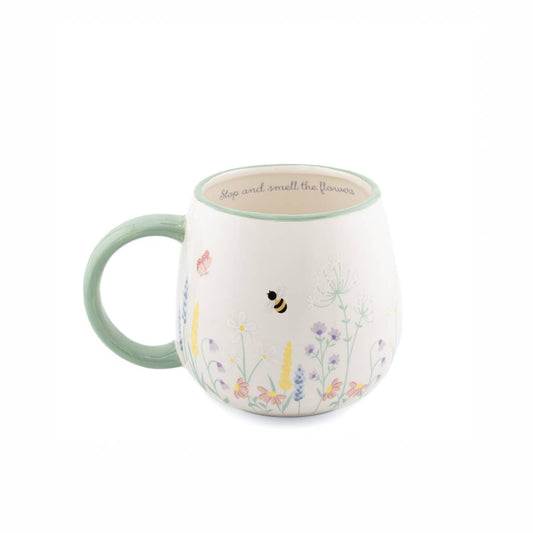 Tasse Wiesenblumen