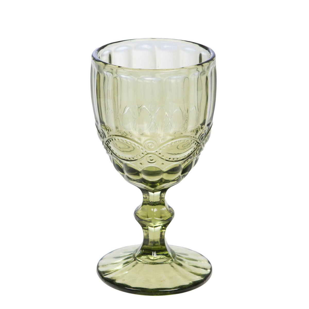 CAROLINA Weingläser – Grünes Glas | 6er-Set