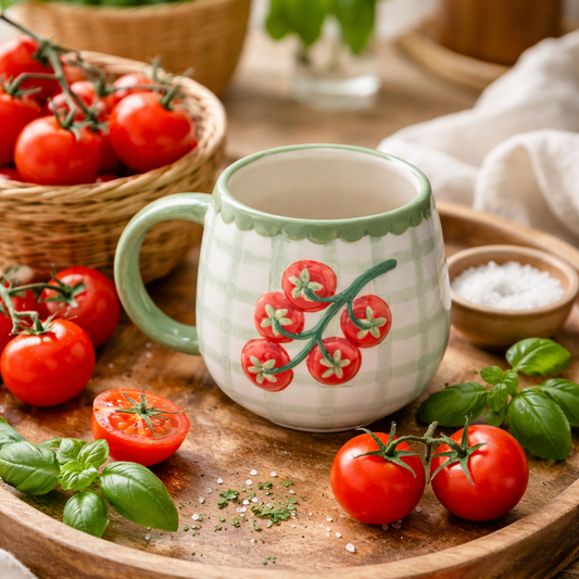 Handbemalter Tomatenbecher