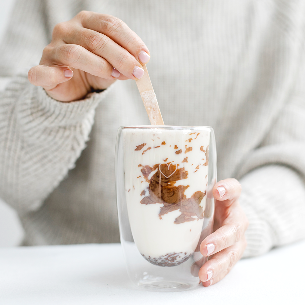 Trinkschokolade Marshmallow "Heute fühl ich mich bärenstark"
