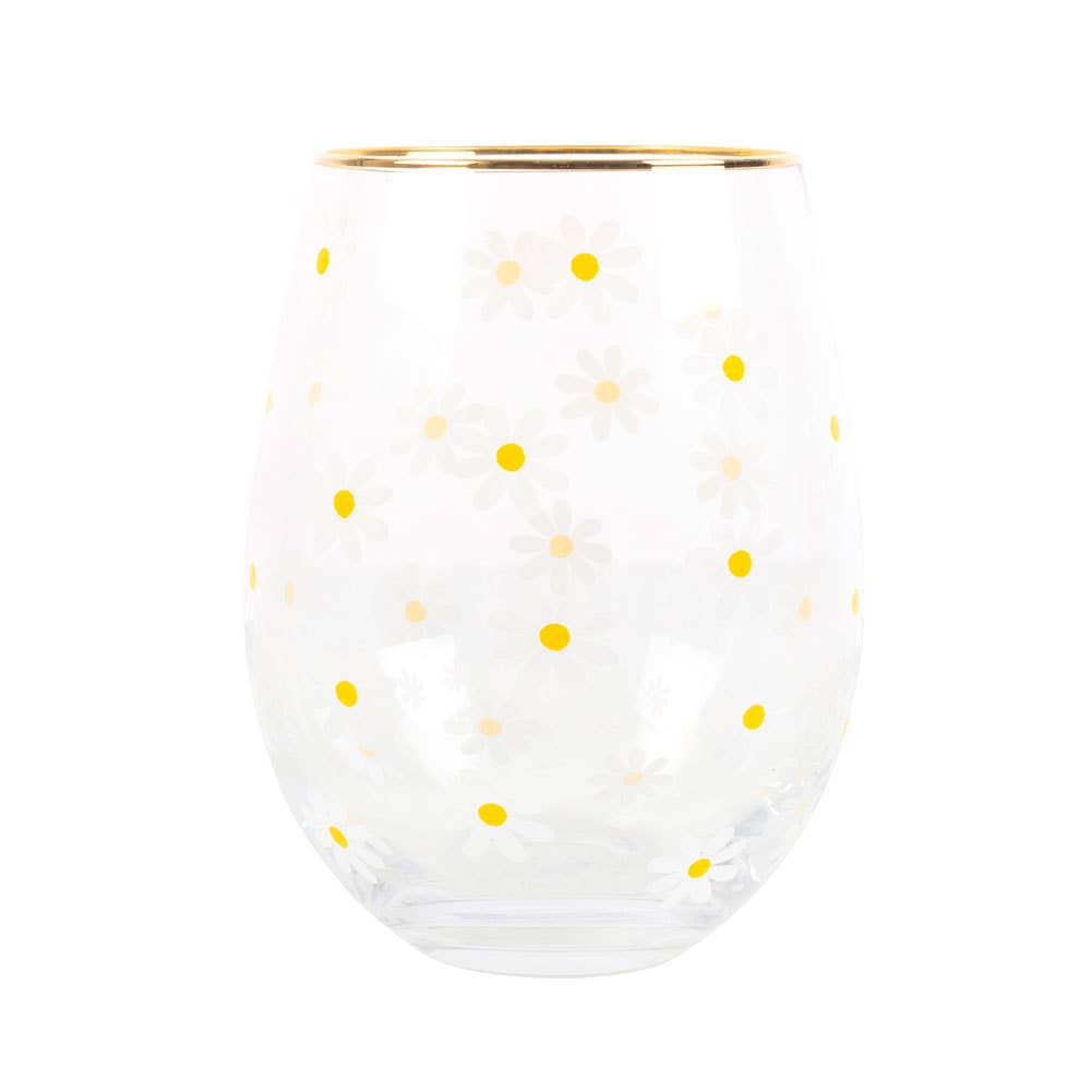 Glas Gänseblümchen