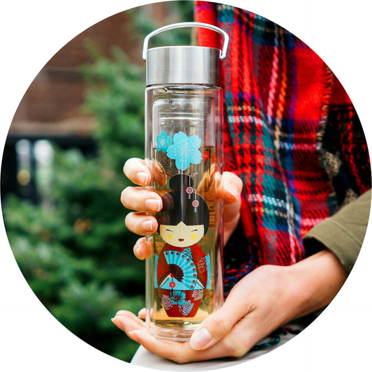 Teebereiter FLOWTEA "Little Geisha red"
