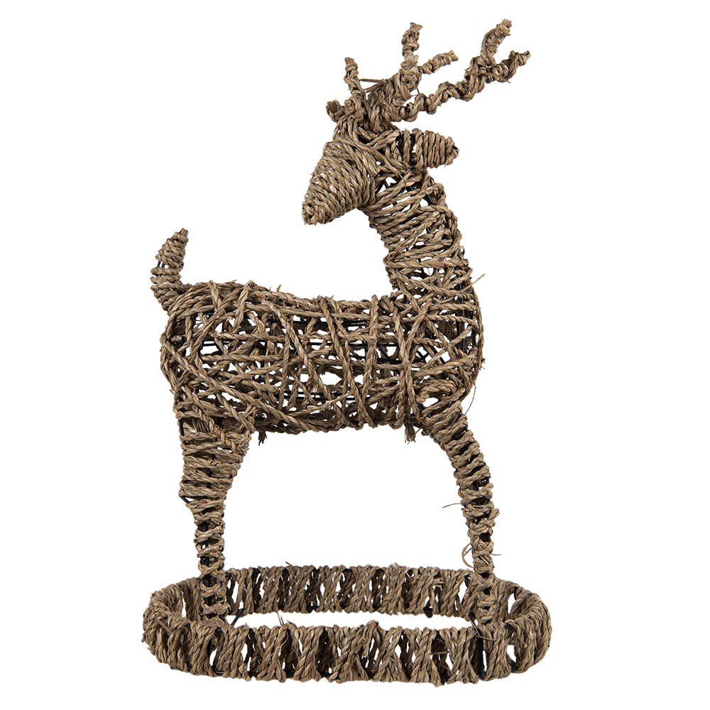 Dekofigur Rattan Hirsch, Rattan