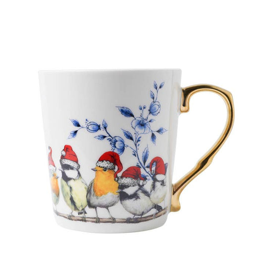 Christmas Forest Birds Tasse