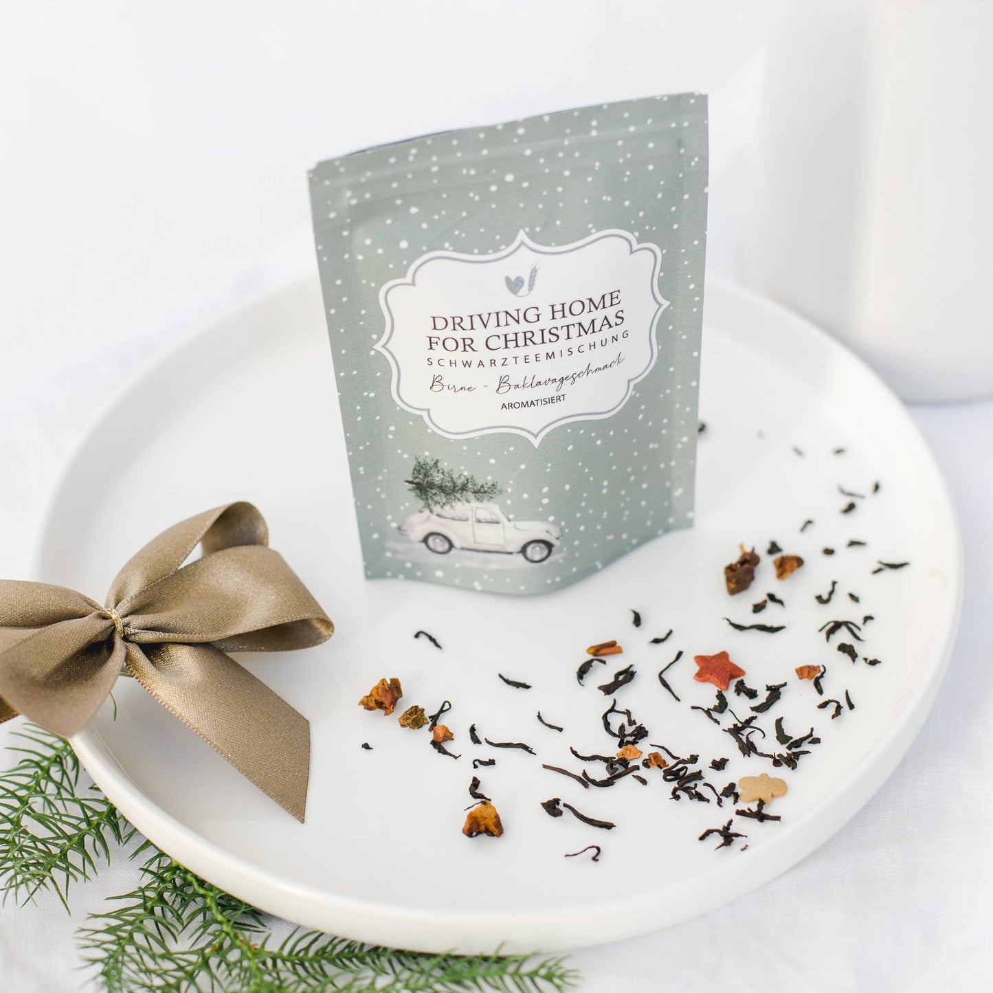 Teesäckchen "Driving home for Christmas"