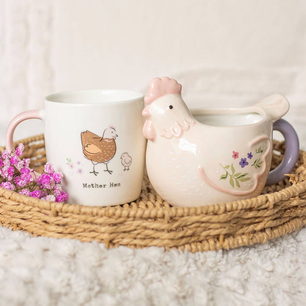 Tasse Blumenhenne