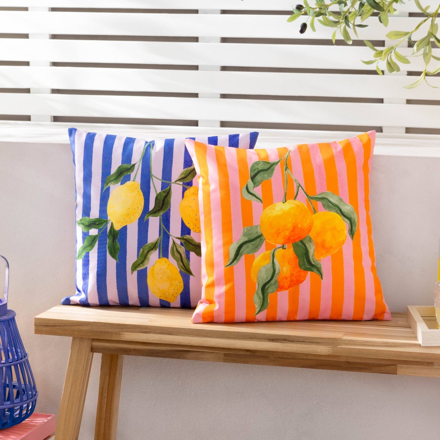 Outdoor-Kissen Orangen 43 x 43 cm