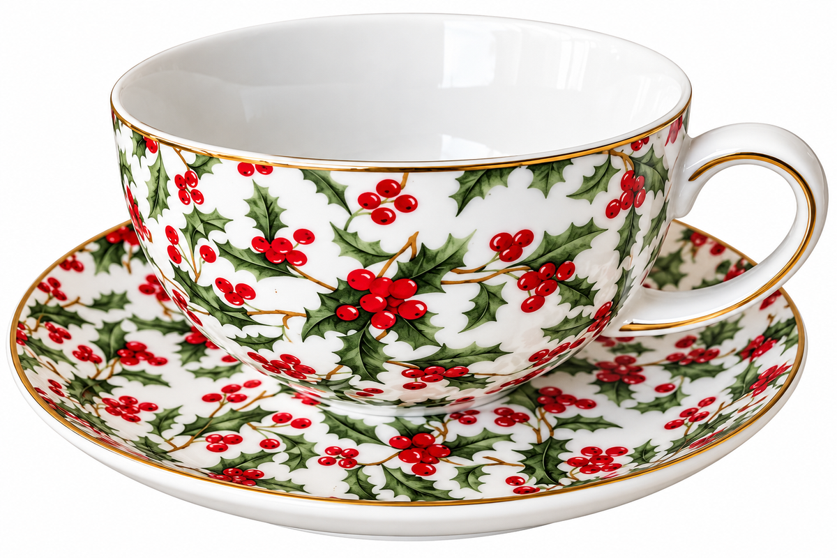 Teetasse und Untertasse Winter Tea