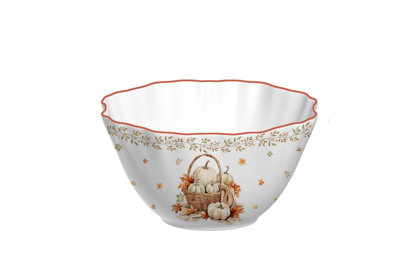 Isabelle Rose Vintage Schale mit Herbstmotiv