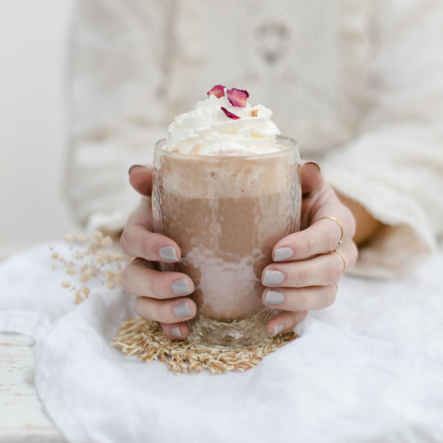Trinkschokolade Erdbeere