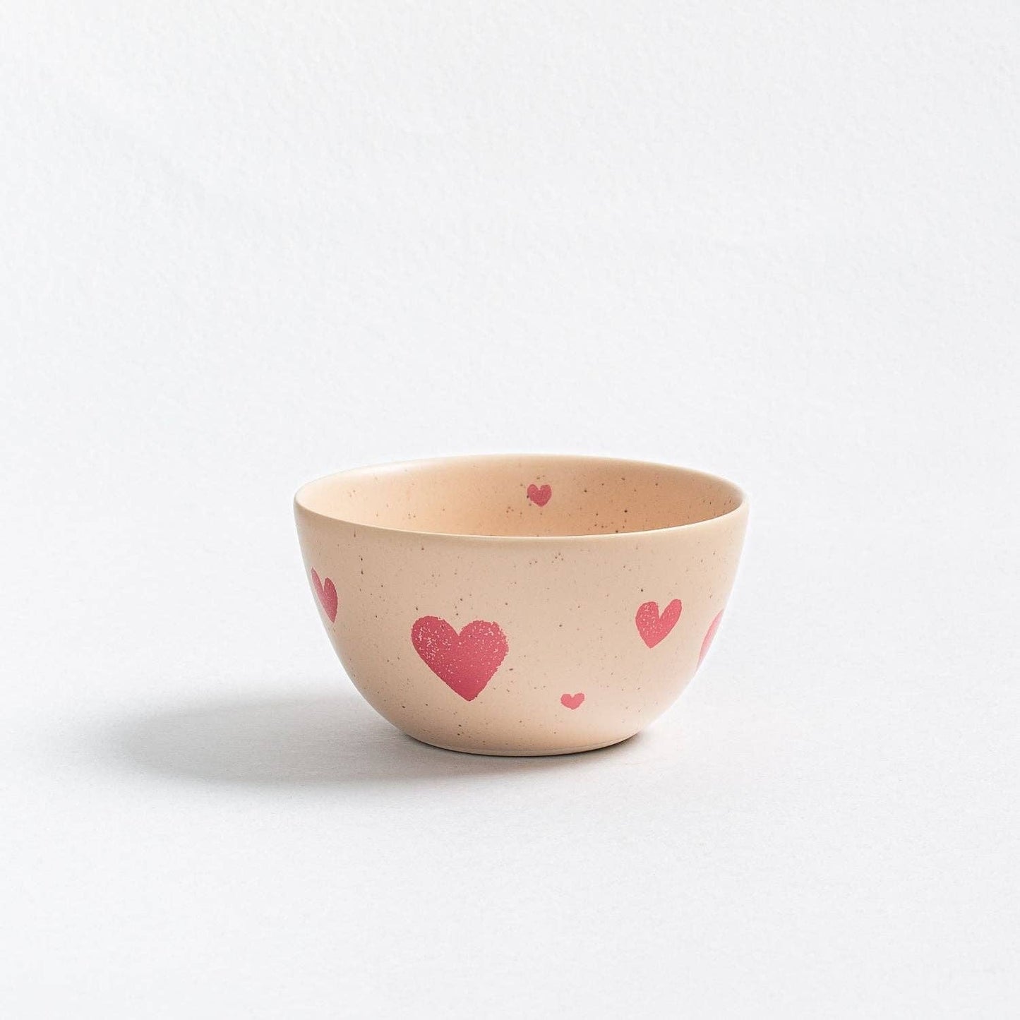 Gemütliche Herzen Steingut Schüssel 16