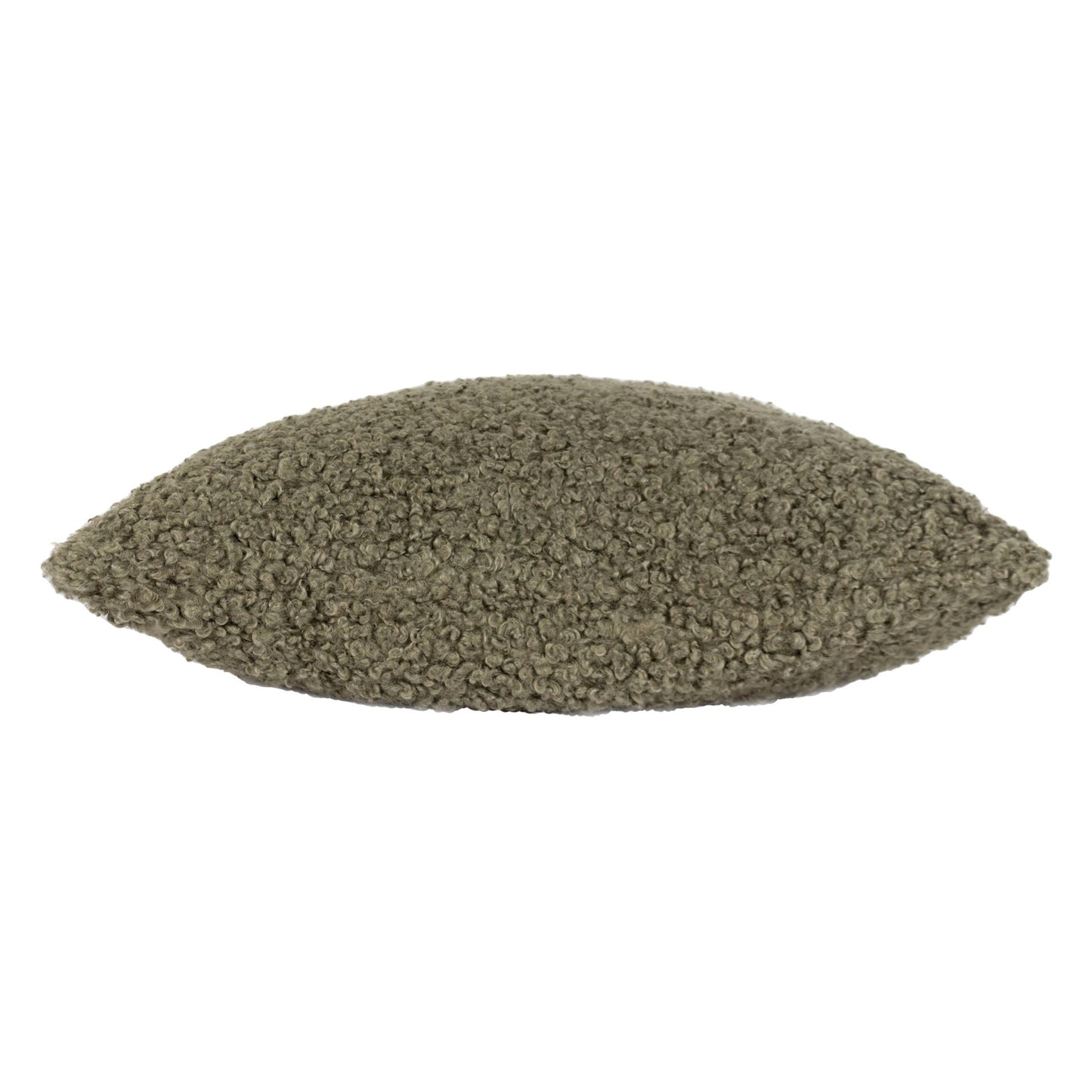 Cabu Strukturiertes Boucle-Kissen Khaki