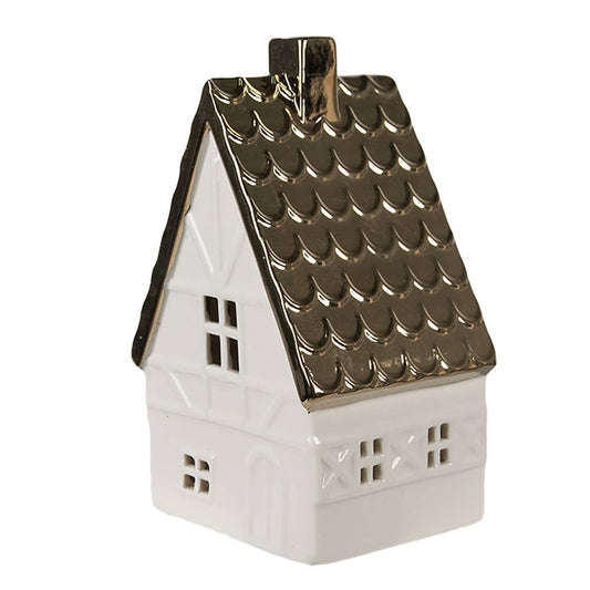 Dekoration Haus  Beige Goldfarben Porzellan