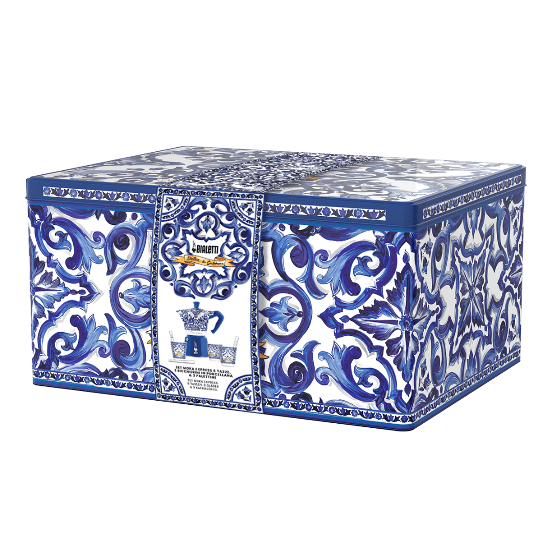 Bialetti X Dolce&Gabbana Blue Mediterranean Geschenkset