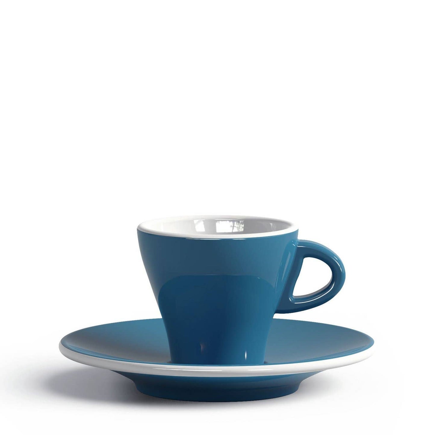 Tasse und Untertasse  Hellblau