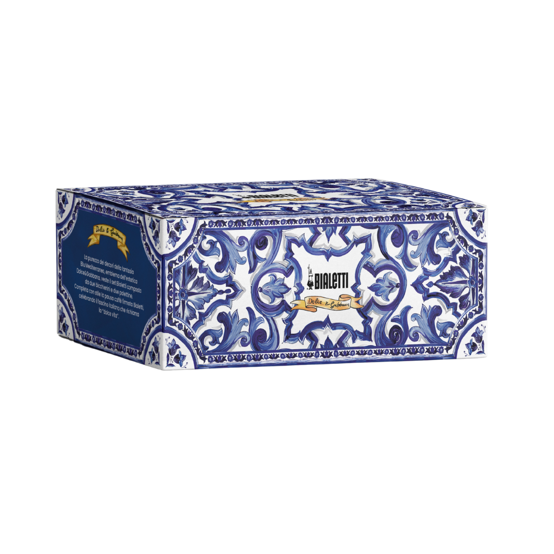 Bialetti X Dolce & Gabbana Blu Mediterraneo Geschenkset