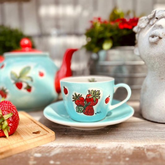 Tasse mit Untertasse Bella Fragola: