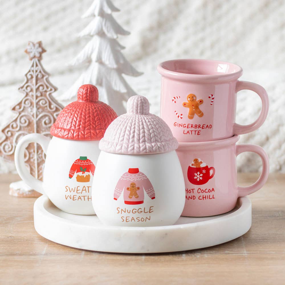 Pink Gingerbread Latte Weihnachtstasse