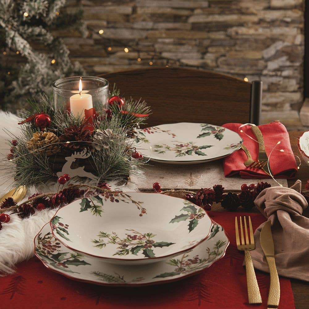 VINTAGE XMAS TELLER 20,7CM