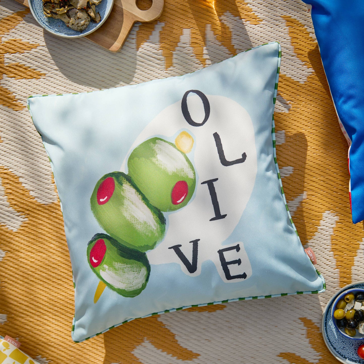Mediterranes Outdoor-Kissen