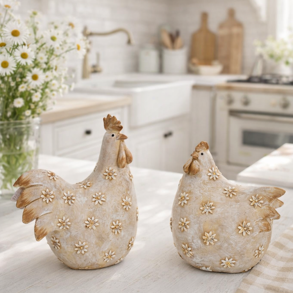 Deko-Set Hahn & Huhn