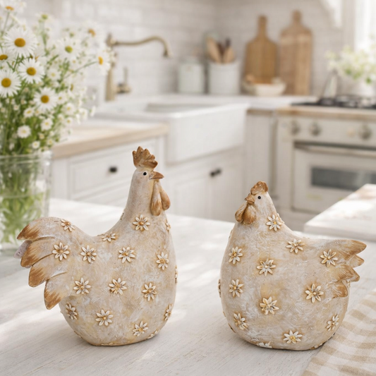 Deko-Set Hahn & Huhn