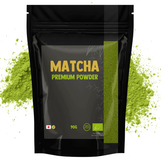 Matcha-Tee-Pulver Premium Bio - 90 Gramm