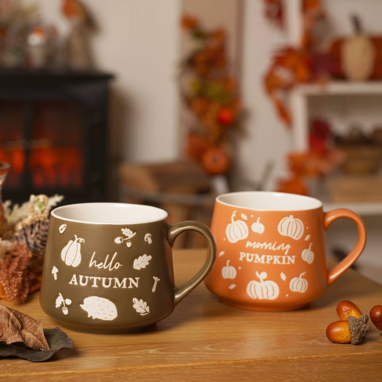 Keramik Tasse Country Living 'Morning Pumpkin'