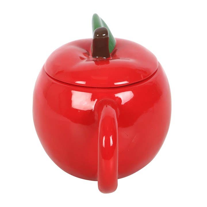 Apfelförbiger Becher mit Deckel