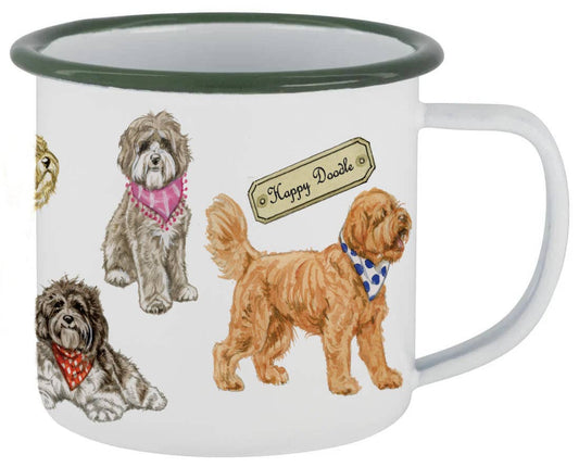 Tassen mit Labradoodle