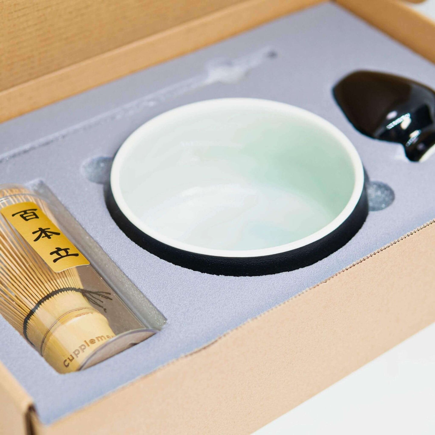 Matcha-Set Schwarz: Starterkit 3-delig