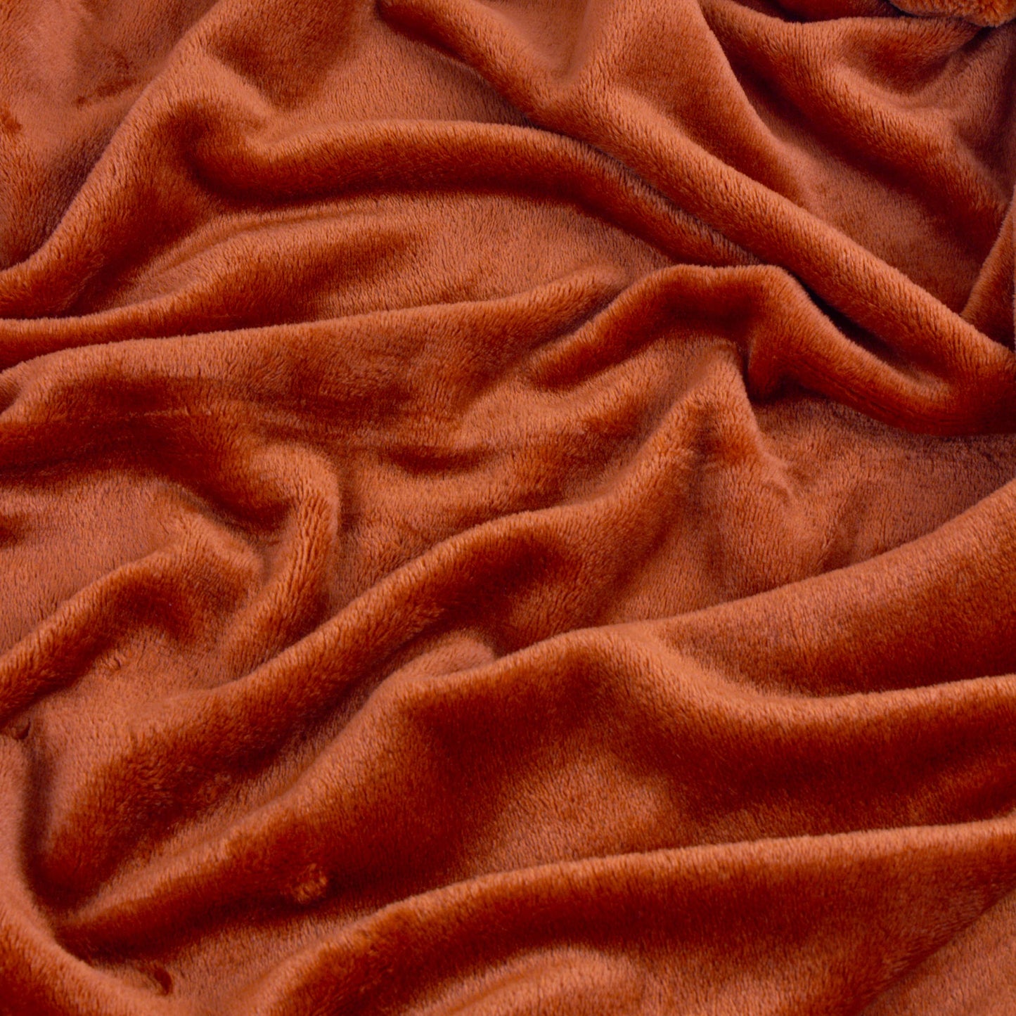 Harrow Fleece-Decke Rostfarben