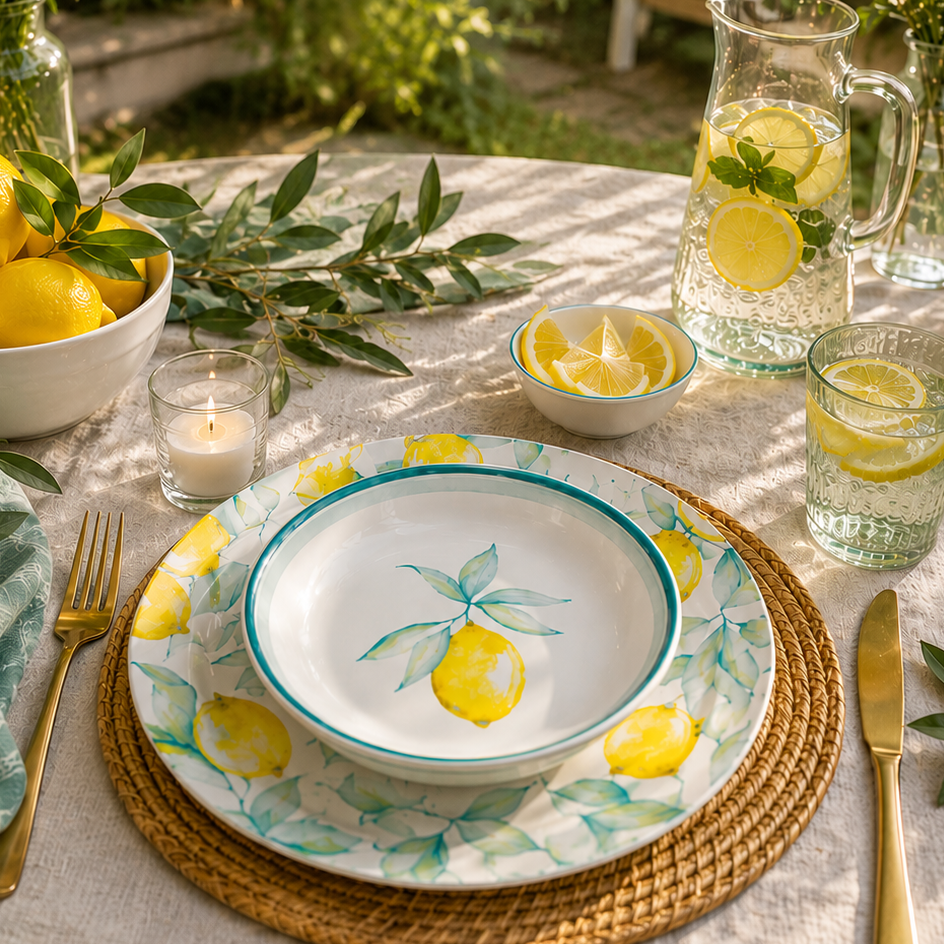 Teller-Set AMALFI, 2-tlg